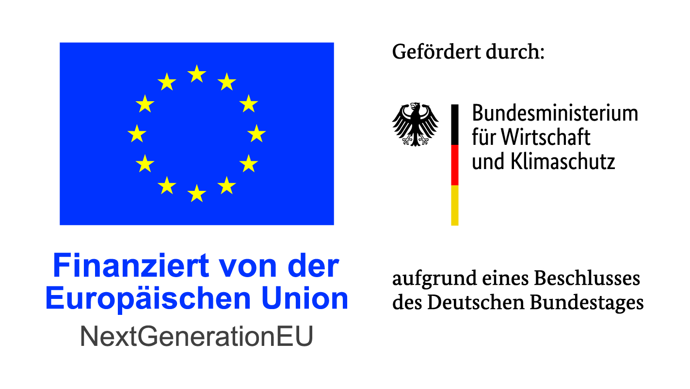 Siegel zur Förderung durch das Bundesministerium für Wirtschaft und Klimaschutz